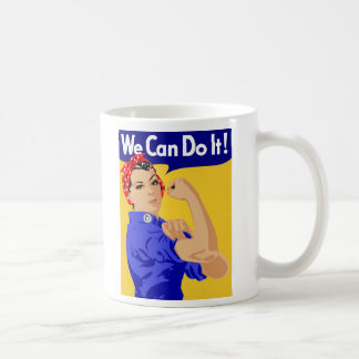 Caneca De Café Rosie o design gráfico do rebitador