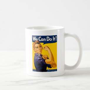 Caneca De Café Rosie o rebitador nós podemos fazê-lo vintage