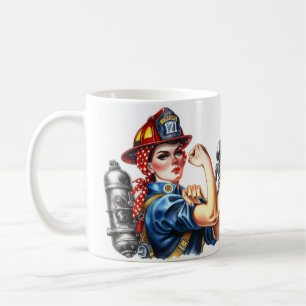 Caneca De Café Rosie Personalizada, a Bombeiro Ribeira