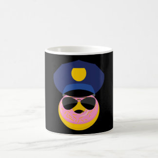 Caneca De Café Rosquinha da Polícia - Oficial de Olhos