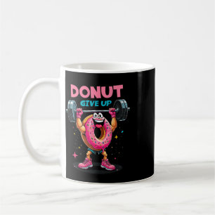 Caneca De Café Rosquinha de Fisiculturista Não Desista Humor Giná