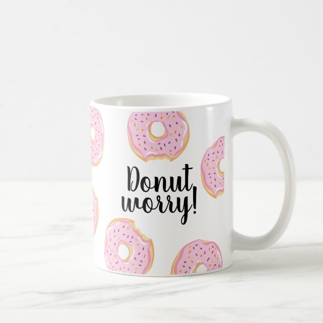 Caneca De Café Rosquinha Engraçada, Café Mug (Direita)