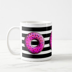 Caneca De Café Rosquinha pálida com aspersores coloridos + suas i