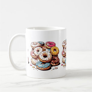 Caneca De Café Rosquinha Sticker Transparente