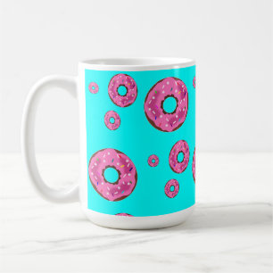 Caneca De Café Rosquinhas de creme cor-de-rosa