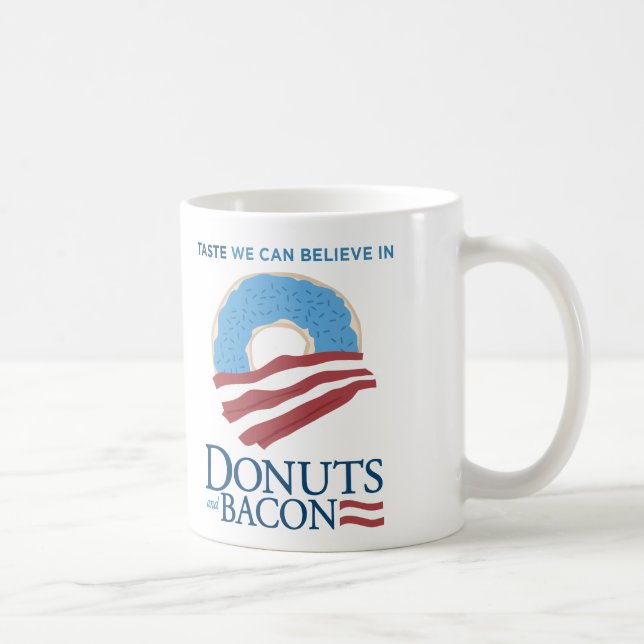 Caneca De Café Rosquinhas e bacon: Gosto que nós podemos (Direita)