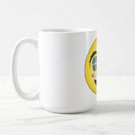 Caneca De Café Rosto animado feliz