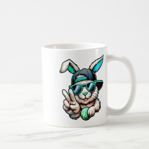 Caneca De Café Rosto Coelho Com Pulmões Para Rapazes Crianças Pás