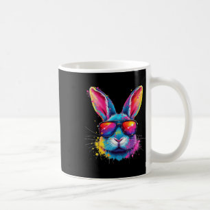 Caneca De Café Rosto de Coelho com Gles Tie Dye Feliz Dia das Mãe