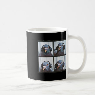 Caneca De Café Rosto de Pombo Fofo Autismo Sensorial Pássaro Auti