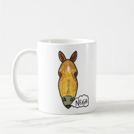 Caneca De Café Rosto do Cavalo Perto