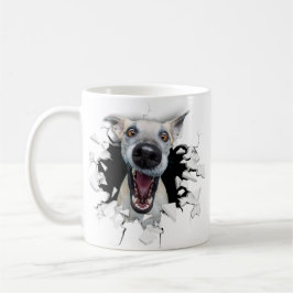 Caneca De Café Rosto engraçado de cachorro