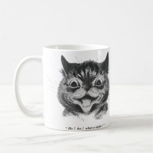 Caneca De Café Rosto Engraçado de Gato (3), Louis Wain