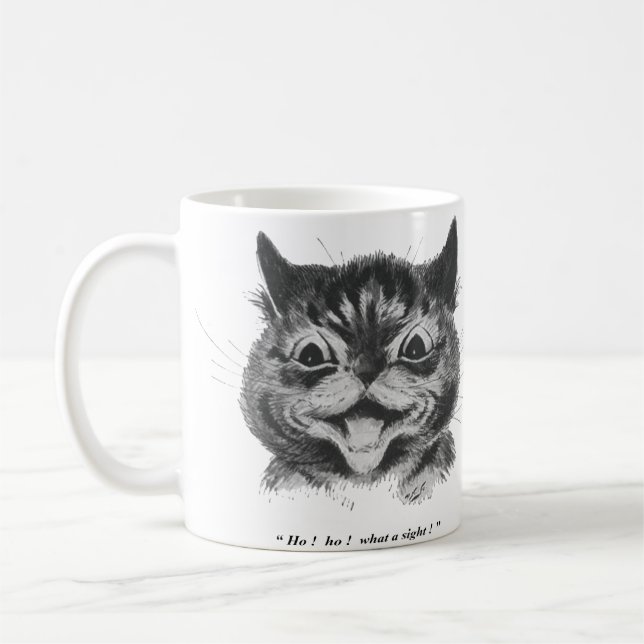 Caneca De Café Rosto Engraçado de Gato (3), Louis Wain (Esquerda)