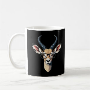 Caneca De Café Rosto engraçado de gazela para amantes de safári e