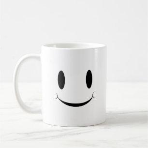 Caneca De Café Rosto Feliz Bonito
