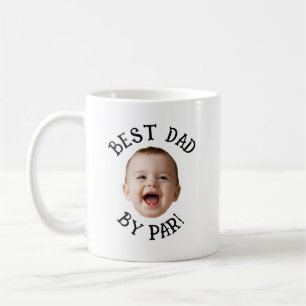 Caneca De Café Rosto Personalizado Melhor Pai Por Par