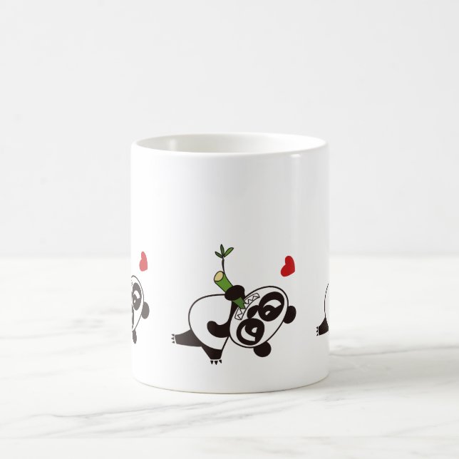 Caneca De Café Rosto Zangado Panda 39 (Centro)
