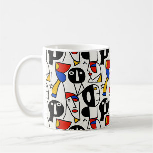 Caneca De Café Rostos de Picasso