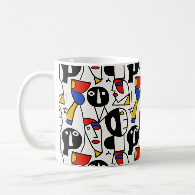 Caneca De Café Rostos de Picasso (Esquerda)