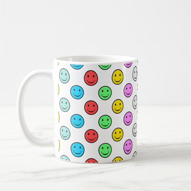 Caneca De Café Rostos de Sorriso (Esquerda)