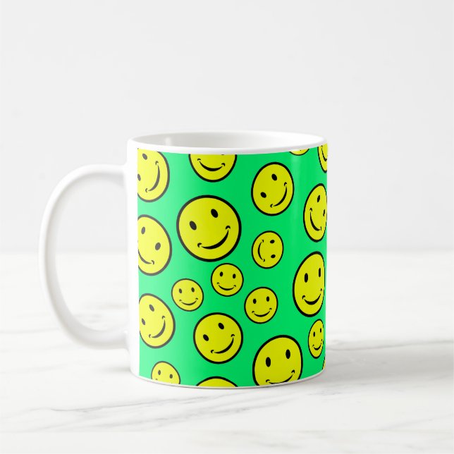 Caneca De Café Rostos Sorrientes (Esquerda)
