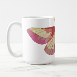 Caneca De Café Rosy Maple Moth Sticker
