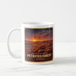 Caneca De Café Rota 66 Centenário Horizonte da Floresta Petrifica