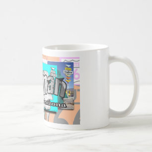 Caneca De Café Rota 66 da arizona de Kingman