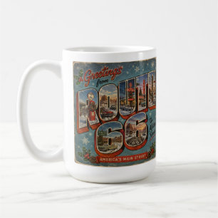 Caneca De Café Rota 66 de Natal Aconchegante Cacau em Letras Maiú
