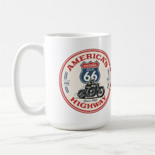 Caneca De Café Rota 66 dos EUA A Estrada Mãe rodovia histórica gi