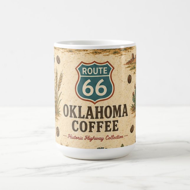 Caneca De Café Rota 66 Oklahoma Prairie Roast Patrimônio (Centro)