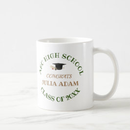 Caneca De Café Roteiro de celebração de formatura no ensino médio