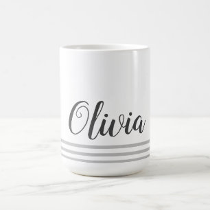 Caneca De Café Roteiro de Nome Personalizado Presente Fofo Isolad