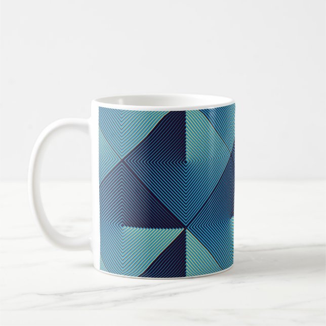 Caneca De Café Roteiros de Arte Op: Na moda (Esquerda)