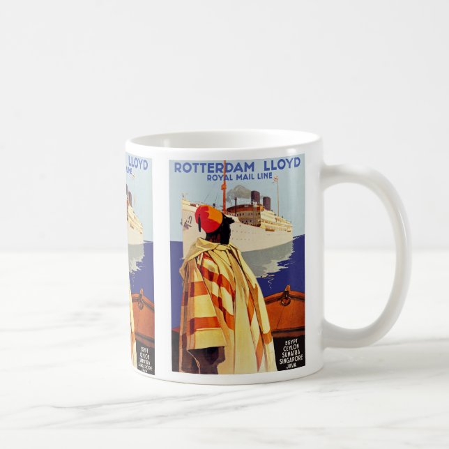 Caneca De Café Roterdão Lloyd (Direita)