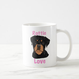 Caneca De Café Rottie Love