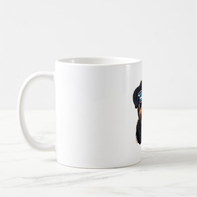 Caneca De Café Rottweiler (Esquerda)
