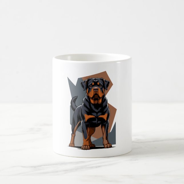Caneca De Café Rottweiler (Centro)