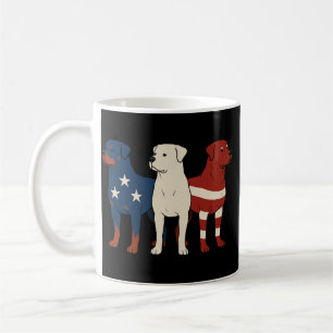 Caneca De Café Rottweiler 4 de Julho Amante de Cachorro Homem Ban