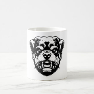Caneca De Café Rottweiler Angry Face