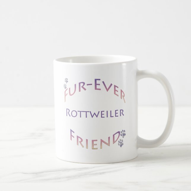 Caneca De Café Rottweiler Fuever Amigo (Direita)
