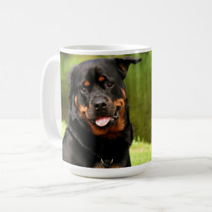Caneca De Café Rottweiler Happy
