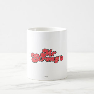 Caneca De Café Rotulação vermelha do Sr. Forte  