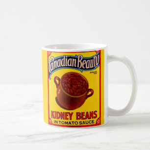 Caneca De Café Rotulagem canadiana de feijões de beleza canadian