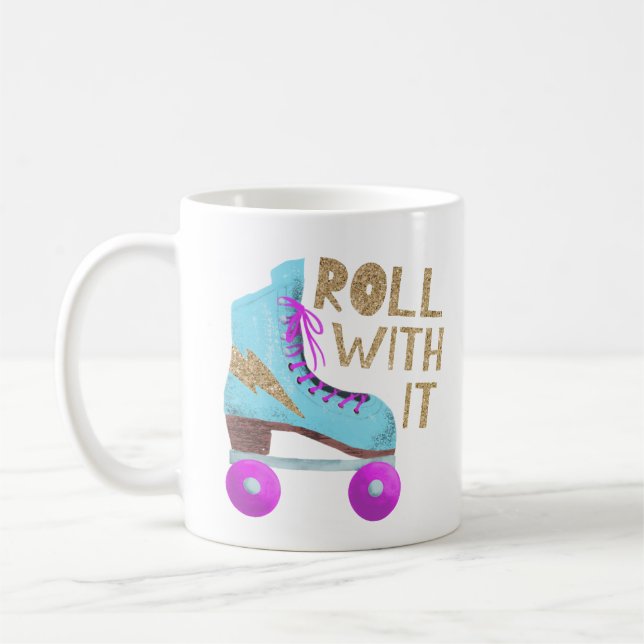 Caneca De Café ROTULAGEM COM ELE | Roller Cotação Engraçado (Esquerda)