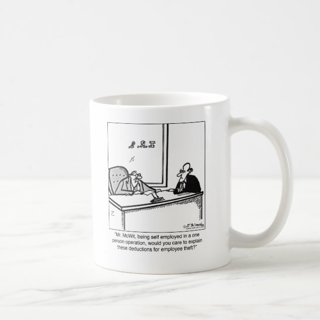 Caneca De Café Roubo independente & do empregado (Direita)
