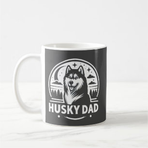 Caneca De Café Rouco Pai Presente Proprietário de Cachorro Siberi