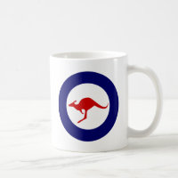 Roundel militar da aviação do canguru de Austrália