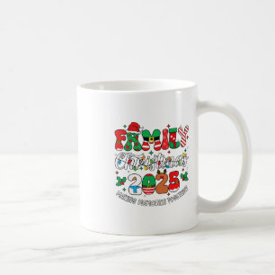 Caneca De Café Roupa Combinante de Natal da Família 2025 Esquadrã